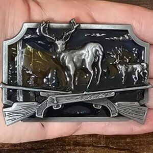 WILDLIFE HUNTERS BELT BUCKLE